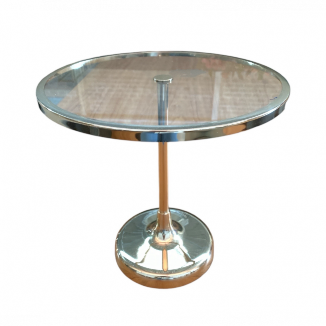 SUPORTE REDONDO DOURADO ALTO G