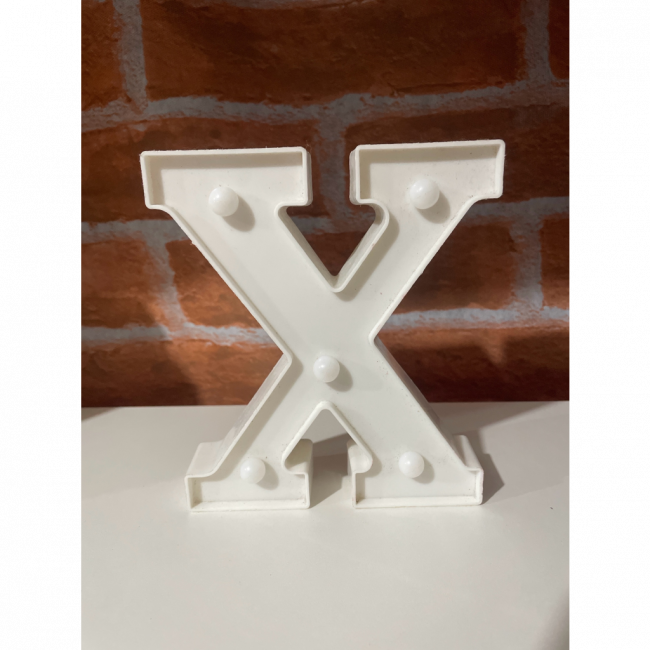 “X” de led