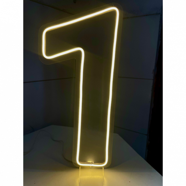 Número 1 de led