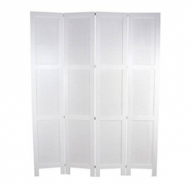 Biombo MDF em Laca c/ Tela Perfurada