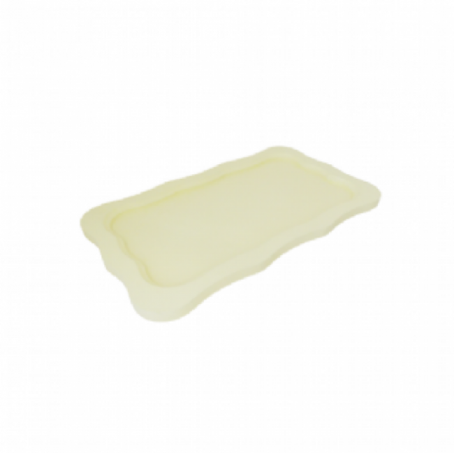 Bandeja Retangular M MDF Amarelo Candy