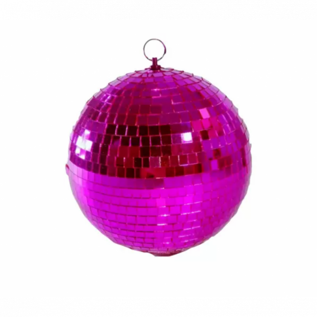 GLOBO ESPELHADO PINK - 20CM