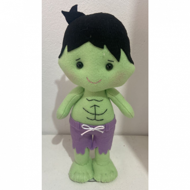Feltro - Hulk herois baby
