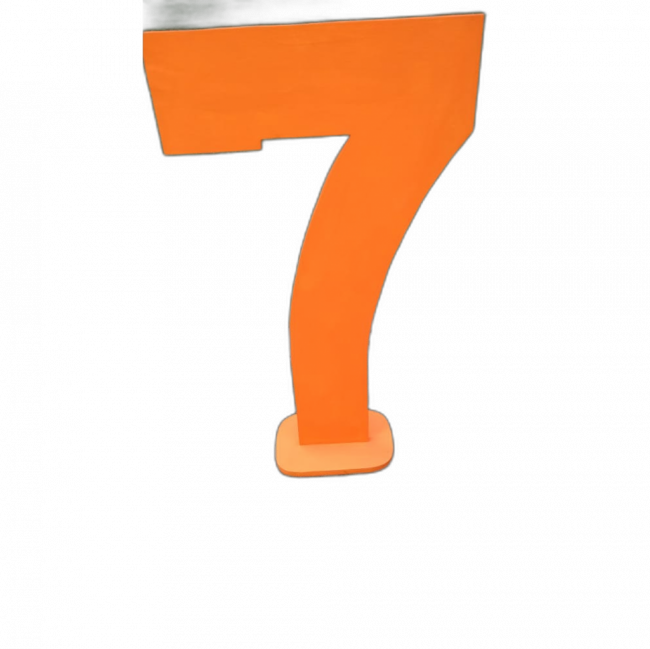 NÚMERO 7 EM MADEIRA PEQUENO