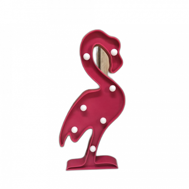 LUMINOSO FLAMINGO  ROSA