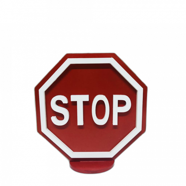 PLACA STOP