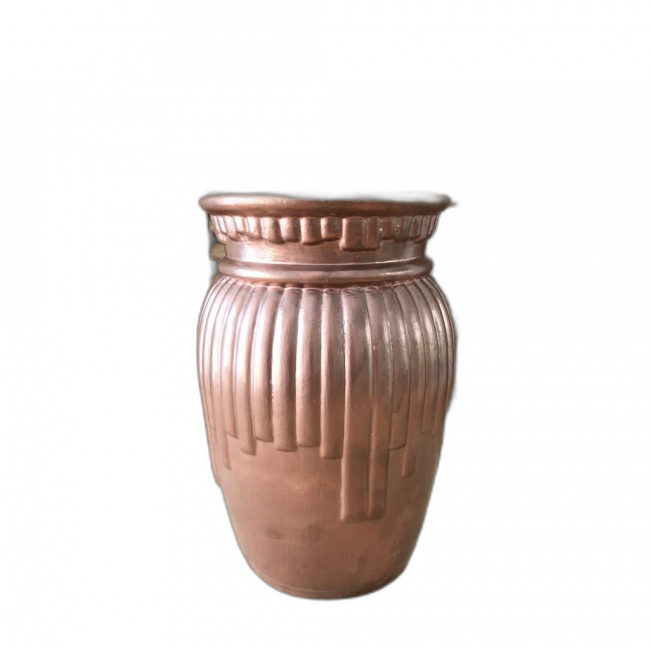 VASO EM RESINA ROSE GOLD
