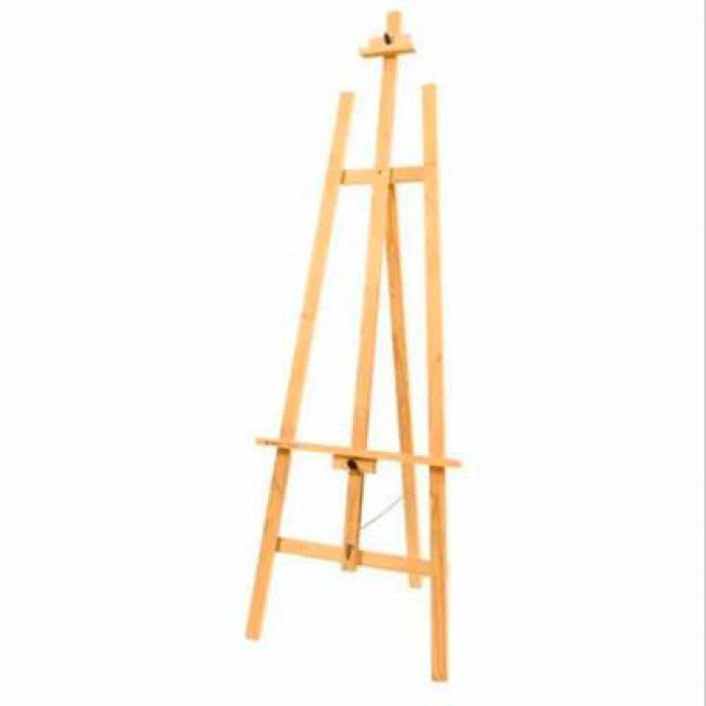 Cavalete rustico para pintura baixo