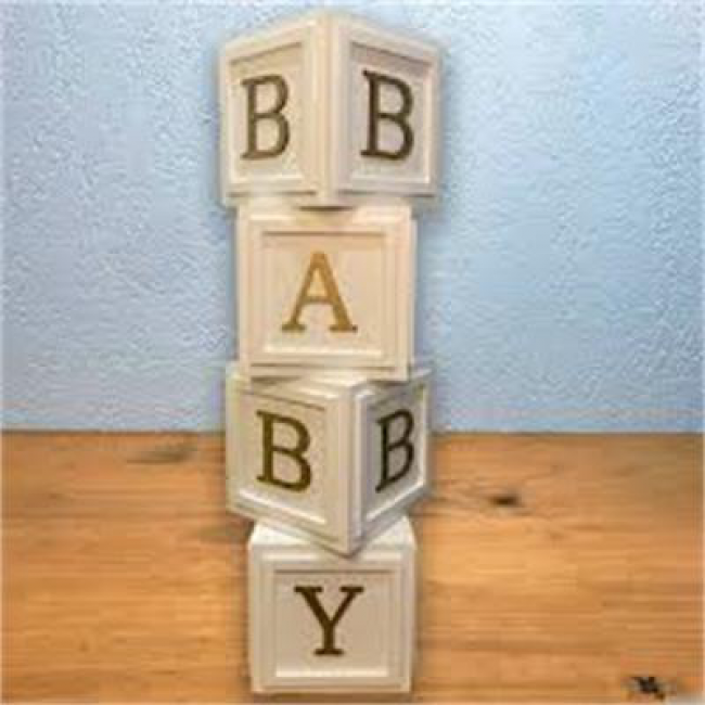 Cubos MDF baby 20x20x