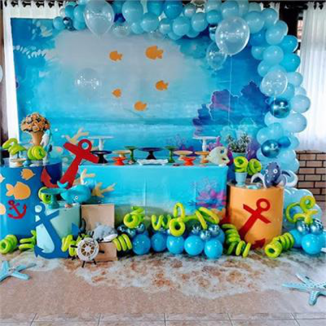 Painel Fundo do Mar 2 - -