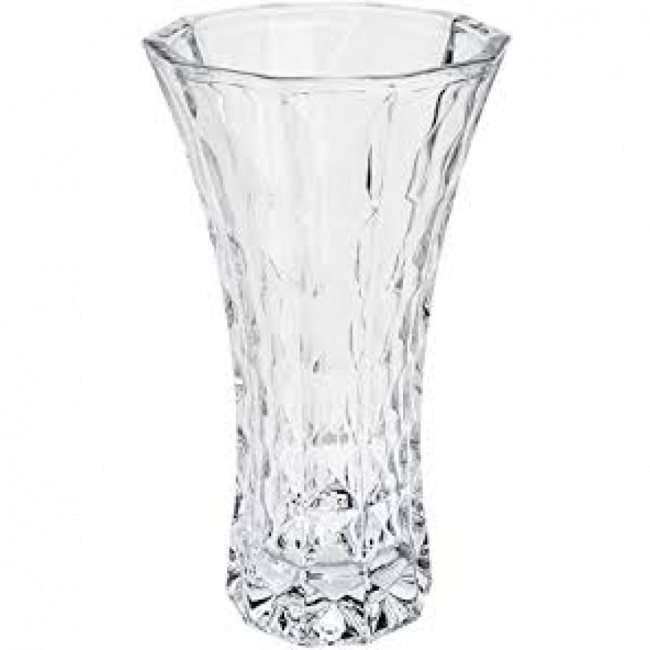 Vaso Canelado cristal -transparente-