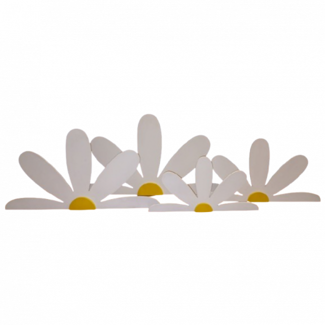 Totem Flor Margarida MDF | 60x30