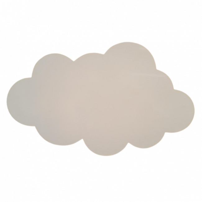Aplique Nuvem ps branco | 49x30