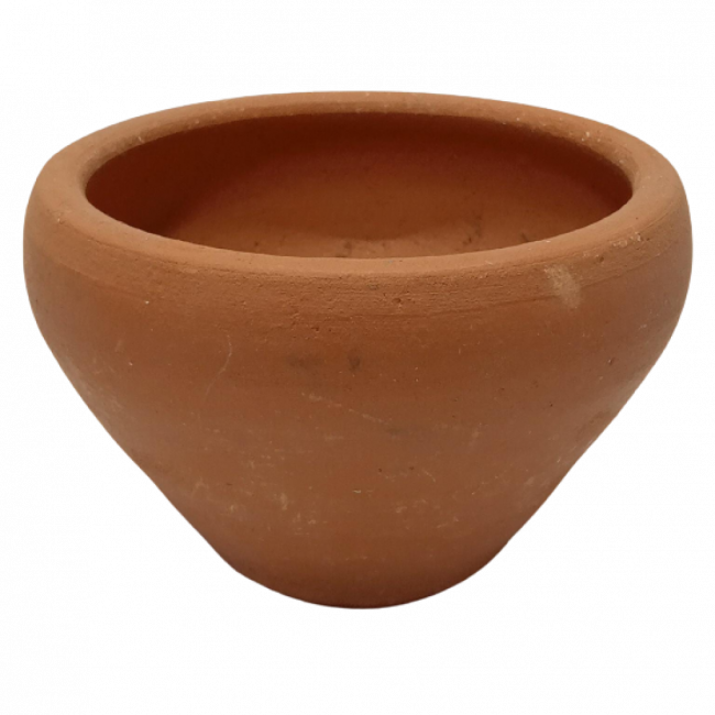 Vaso cerâmica cru | 12x9,5 | M