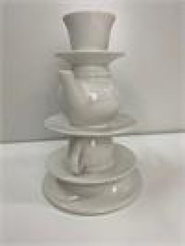 ED  CER CONJUNTO DE XICARAS E BULE  BRANCO  G