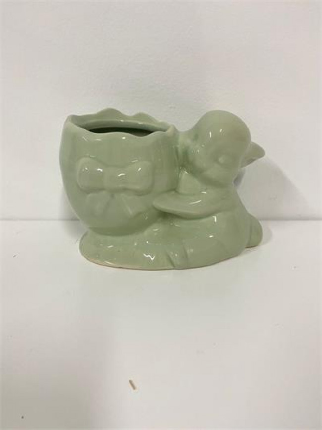 VS CER COELHO/OVO C/LAÇO VERDE BEBE A10D6,5 P
