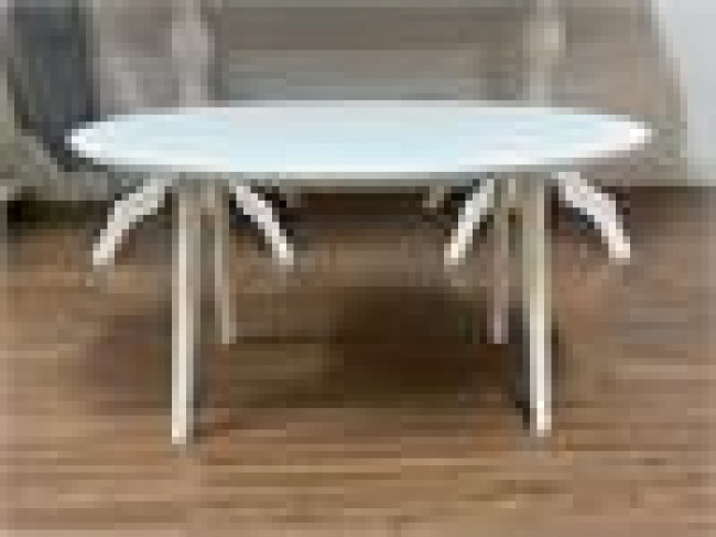 MB - MAD - MESA OVAL - BRANCA - 80X50X46