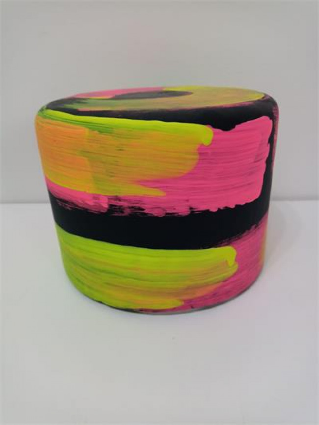 BF  BOLO NEON  AMARELO/ROSA  D20A15 M