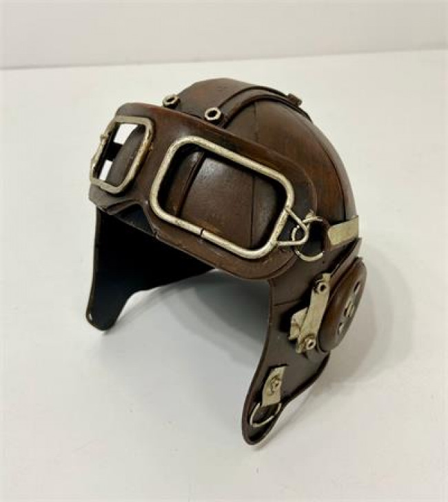 ED MET CAPACETE AVIADOR MARROM A20L21C P21 G