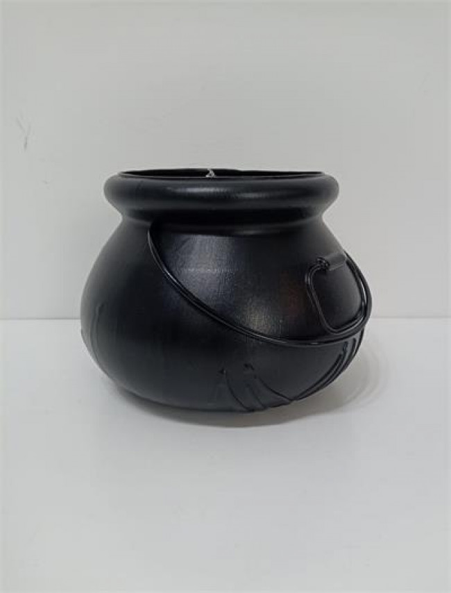 ED  PLAST CALDEIRÃO C/ ALÇA HALLOWEEN PRETO A18D13 G