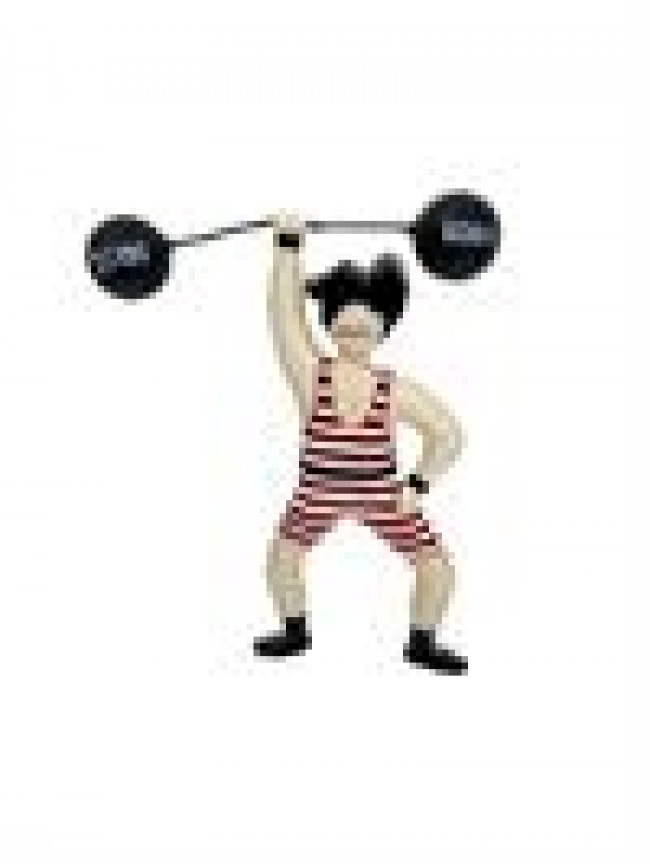 BO RES BONECO LEVANTA PESO CIRCO  A35D25 M