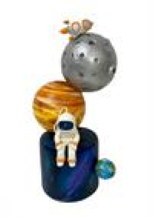 BF BOLO FAKE ASTRONAUTA  3 ANDARES A53D28 GG