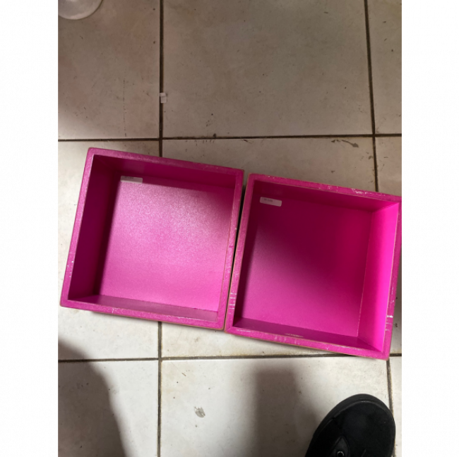 CAIXA ALTURA MDF M 20X20 PINK