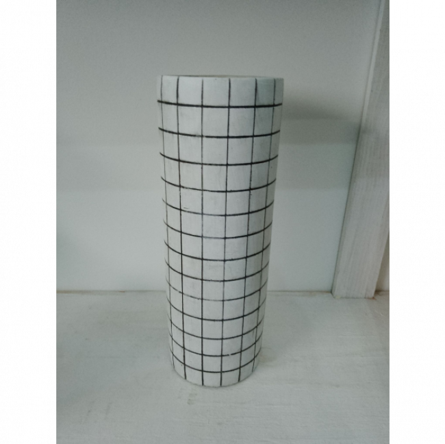 VASO BRANCO GRID ALTO