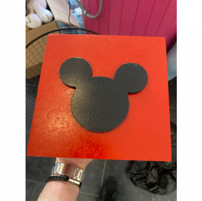 CUBO CABECA MICKEY VERMELHA