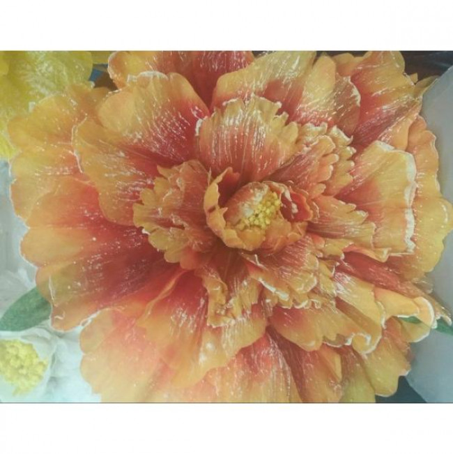 FLOR GIGANTE LARANJA M 35 CM