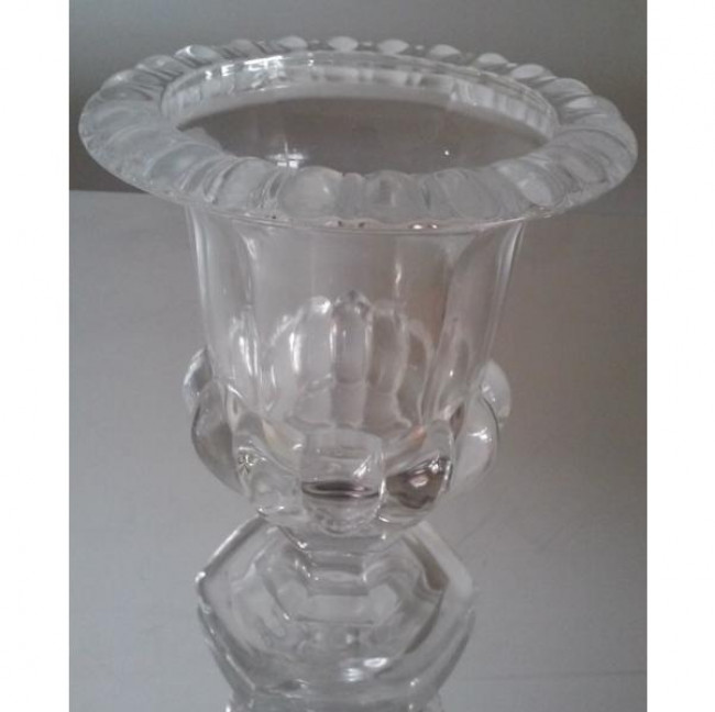 VASO CRISTAL TULIPA A22CM L18CM