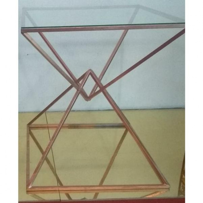MESA ROSÊ TRIANGULO DUPLO