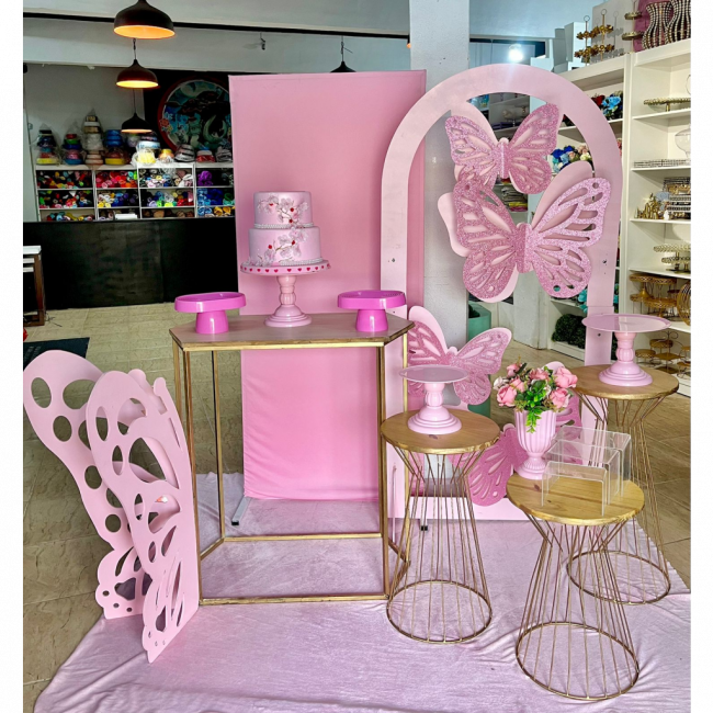 BORBOLETAS ROSA (MODELO 6)