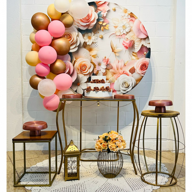 FLORAL 2 PAINEL 3D