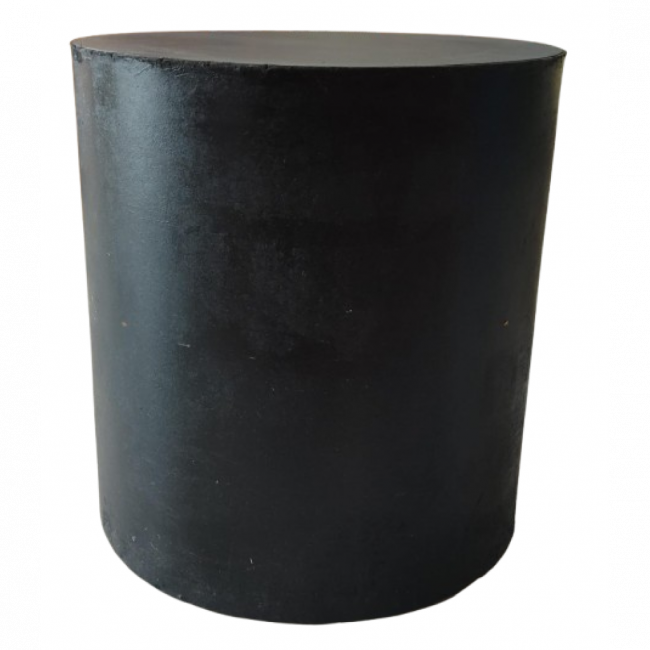 MESA CILINDRO MARROM G