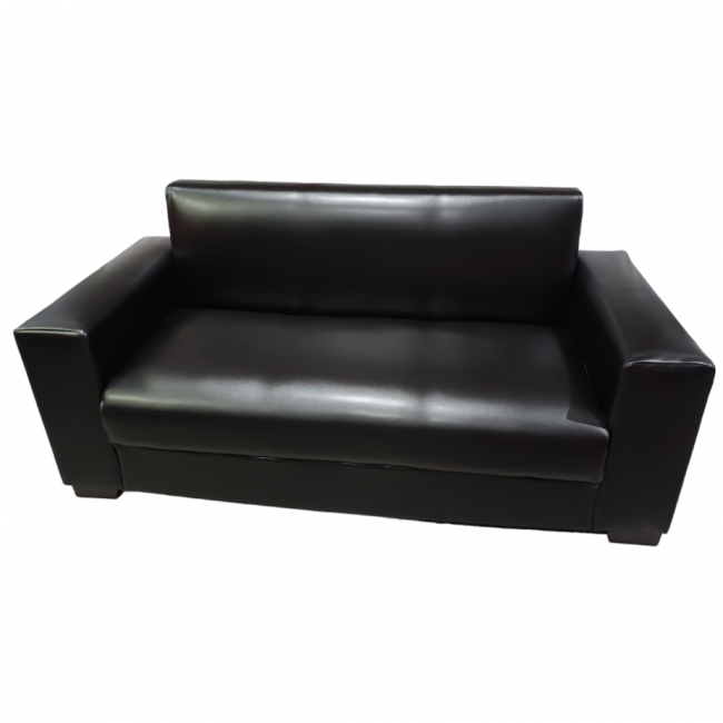 SOFÁ PRETO 2 LUGARES