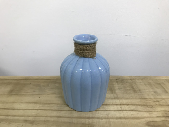 GARRAFA MATAMEADA AZUL COM CORDA