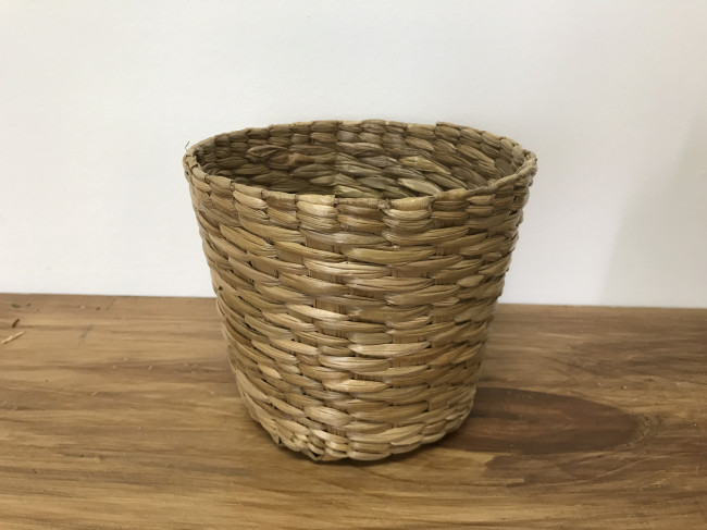 CESTO PALHA TRAMADO M BX