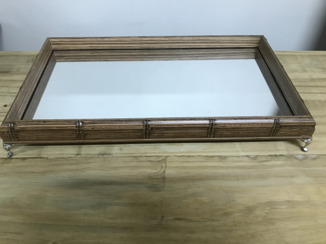 BANDEJA RETANGULAR BAMBU M 46X26CM