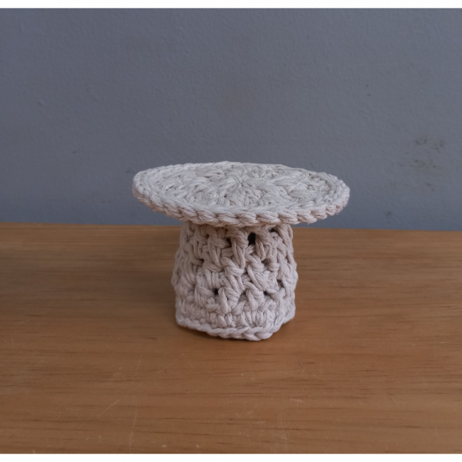Mini suporte croche cru
