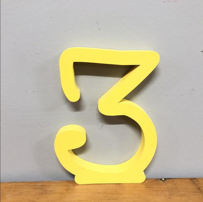Número 3 MDF