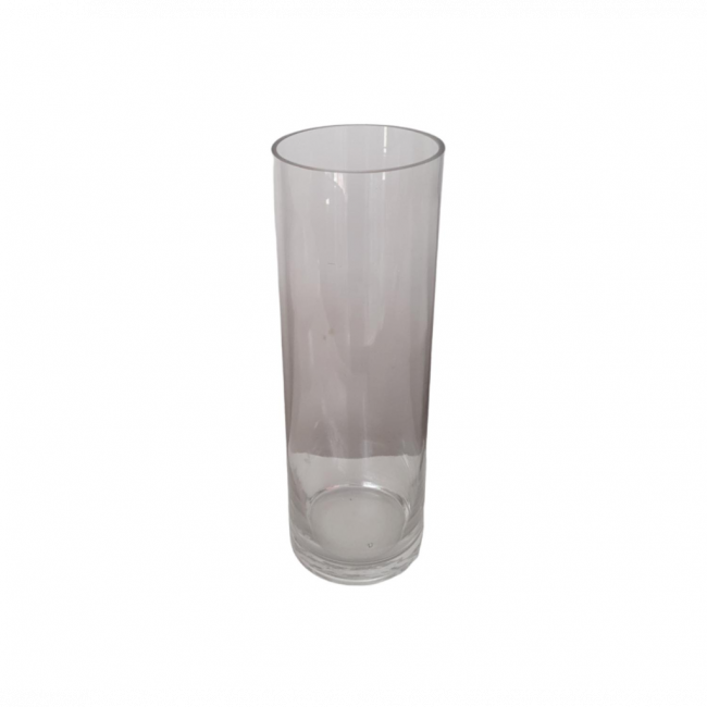 VASO DE VIDRO CLARO LONGO FINO G