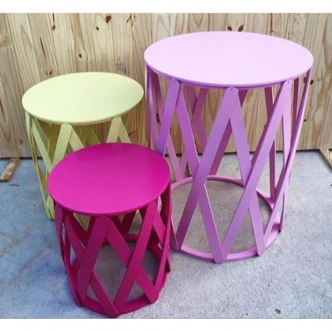 CILINDRO DE TRELIÇA LILAS G