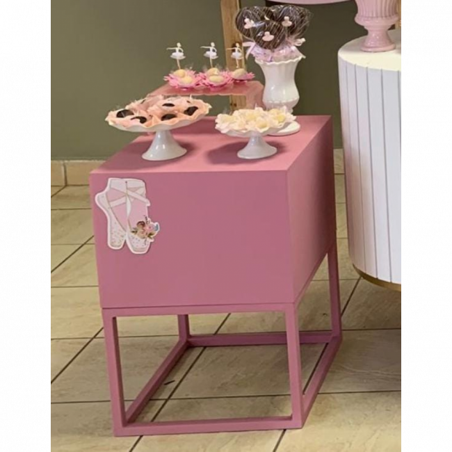 MESA CUBO AUXILIAR G (DISPONÍVEL EM OUTRAS CORES)