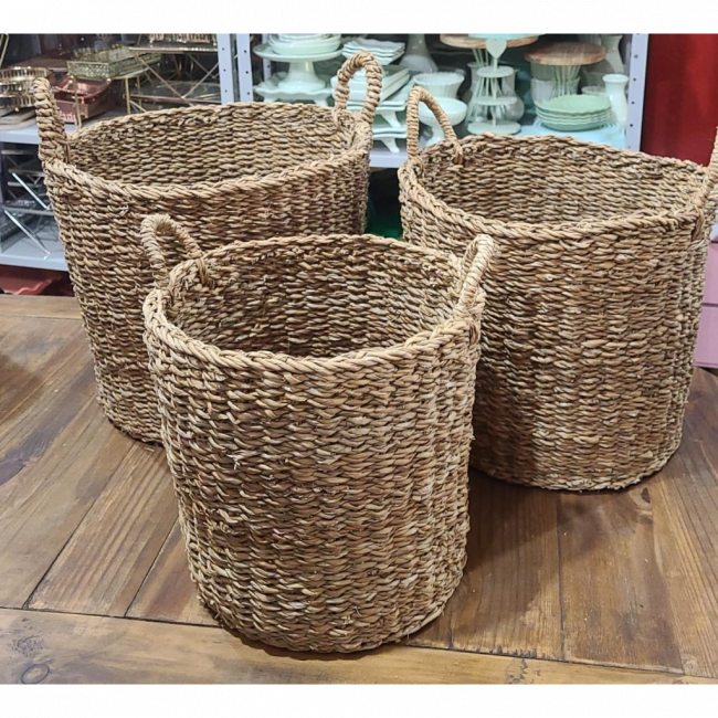 CESTO DE PALHA G