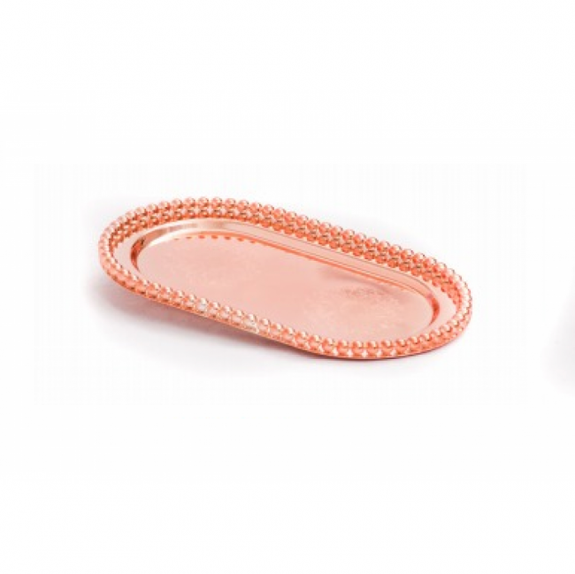 BANDEJA OVAL ROSE GOLD