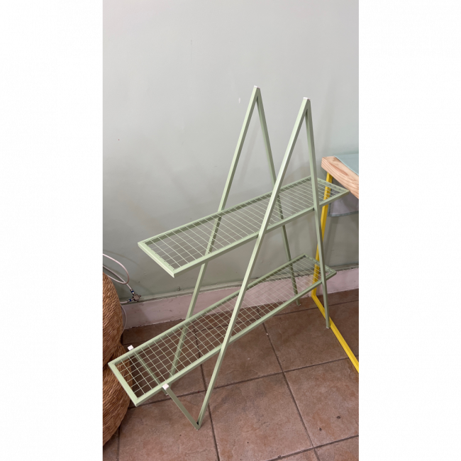 ESTANTE ESCADA FERRO 2 ANDARES