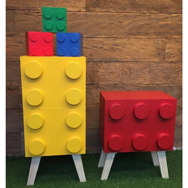 MESA LEGO P (DISPONÍVEL EM OUTRAS CORES)