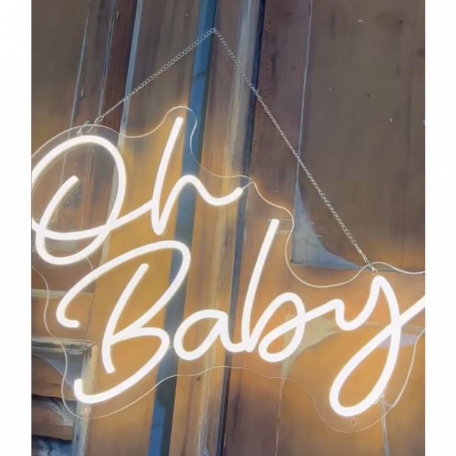 LUMINOSO NEON OH BABY LUZ QUENTE