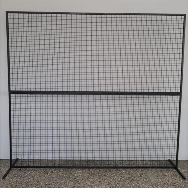 PAINEL ARAMADO PRETO 2,25 X 2,10M